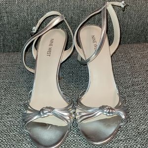 Nine West Silver Shoes